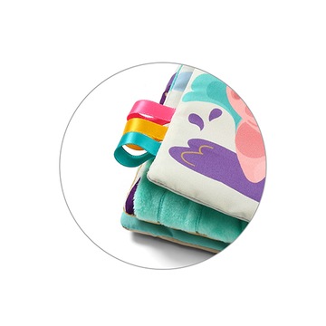 Мягкая сенсорная книга образование шуршащая babyono farma