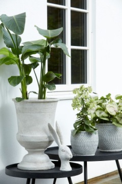 DONICZKA CEMENTOWA BIAŁA 26x25 OSŁONKA RUSTYKALNA