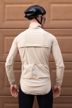 Водонепроницаемая велосипедная куртка Raso Светлый бисквит