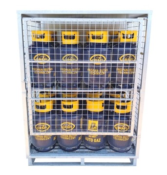 * ПОДДОННАЯ СТОЙКА ДЛЯ ГАЗОВЫХ БАЛЛОНОВ 24x11 кг 9x33 кг НЕТТО