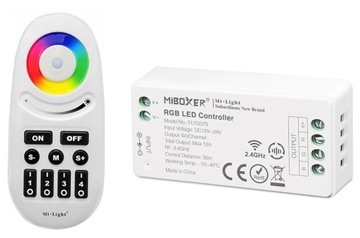Sterownik RGB + Pilot RGB do taśm LED 4 strefowy