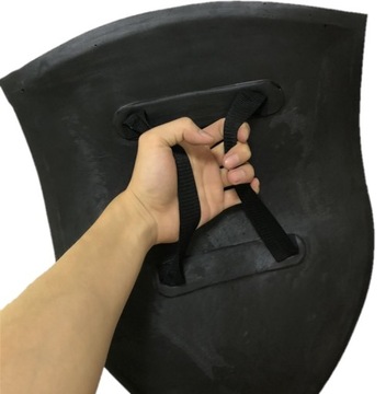 НОЧНОЙ ЩИТ С РУЧКОЙ КРЕСТ РЫЦАРСКИЙ БРОНЯ БОЛЬШОЙ 52/38 СМ ВПУ