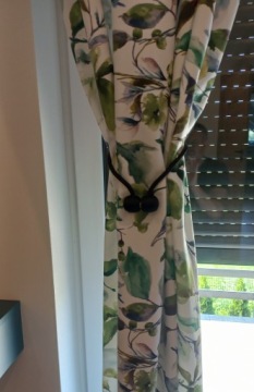 Занавес занавеска магнит черные запонки 4 шт.