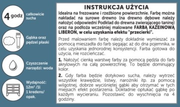 Меловая краска Liberon пустынный серый 0,5 л