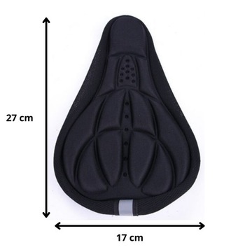 NAKŁADKA ŻELOWA NA SIODEŁKO ROWEROWE WYPROFILOWANA