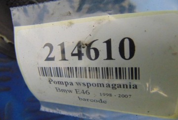 BMW E46 2.0D ČERPADLO SERVA