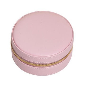 .Portable Small Jewelry Box Watch Bracelet Pink