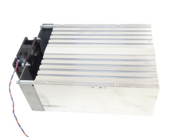 Radiator AL 160x200x85mm + wentylator