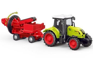 СЕЛЬСКОХОЗЯЙСТВЕННЫЙ НАБОР 2 ТРАКТОРА + 3 МАШИНЫ МАЛЕНЬКИЙ ФЕРМЕР