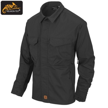 РУБАШКА МУЖСКАЯ WOODSMAN HELIKON BUSHCRAFT УСИЛЕННАЯ Черная