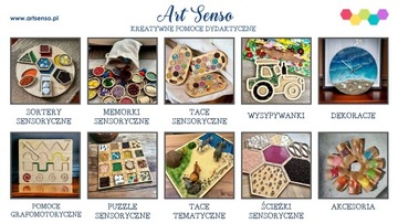 Деревянное сенсорное домино Монтессори, набор из 8 штук.