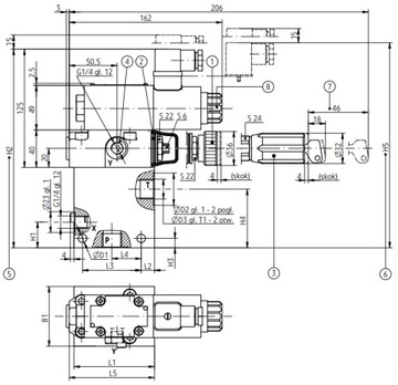 Гидрораспределитель PONAR DBW-10-BG-2-52/315UG24NZ4