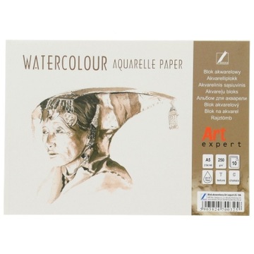 Blok akwarelowy DO AKWARELI A5 10k 250g Art Expert KRESK