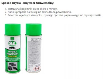 ODTŁUSZCZACZ do powierzchni taśm samoprzylepnych REMONTÓW 400ml