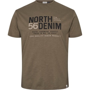 Duża koszulka męska NORTH 56*4 t-shirt duże rozmiary 4XL
