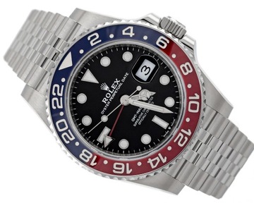 ROLEX GMT-MASTER II PEPSI STEEL JUBILEE REF. 126710BLRO FULL SET