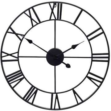 ZEGAR ŚCIENNY RZYMSKI RETRO VINTAGE LOFT 3D 50cm