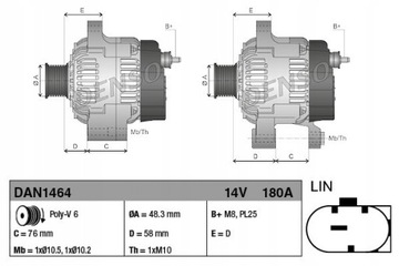 ALTERNÁTOR BMW 2 TOURER /F45/ 14-, 3 /F3