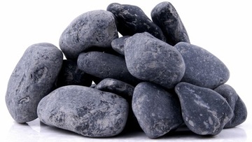 Итальянская черная галька Nero 15-25мм Камень 20 кг