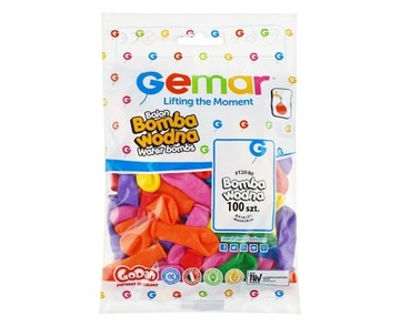 BALONY NA WODĘ 100 SZT 8 CM GEMAR