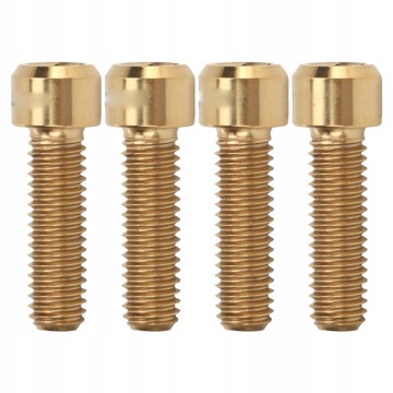 4ŚRUB DO TARCZY HAMULCA ZŁOTO M6X20MM