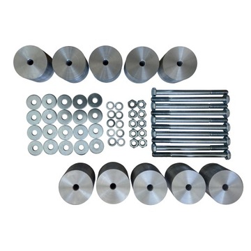 ALUMINIOWE PODUSZKI RAMY KAROSERII BODY LIFT +2 CALE NISSAN PATROL Y60 5D