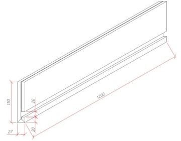 НАКРЫШКА НА КАРНИЗ 2В1 СВЕТОДИОДНОЕ ОСВЕЩЕНИЕ K-G P-FG09