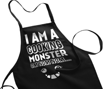 FARTUCH KUCHENNY Z NADRUKIEM Cooking Monster