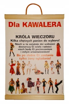 DYPLOM PREZENT WIECZÓR KAWALERSKI PAMIĄTKA