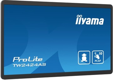 Сенсорный монитор iiyama TW2424AS-B1, 24 дюйма, IPS, LED/HDMI, USB-C/Android12,GMS