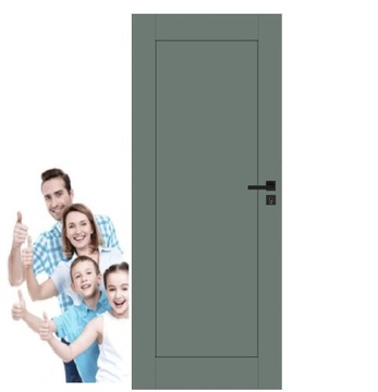 Skrzydło drzwiowe bezprzylgowe ELEGANCE EUKALIPTUS WinDoor HIT