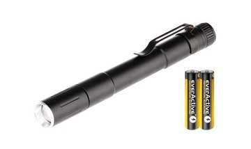 LATARKA DŁUGOPISOWA LED XPE ZOOM + 2x BATERIA AAA