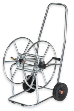 Wózek na WĄŻ stal nierdzewna 3/4''80m bęben AG3318