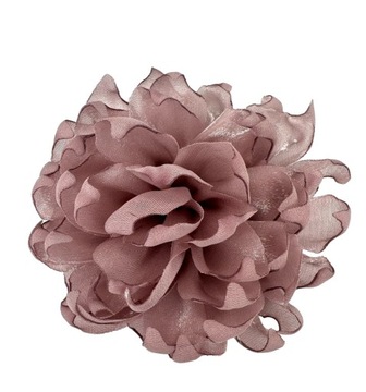 KWIAT Z MATERIAŁU BROSZKA RÓŻA PREZENT LOLITA ACCCESSORIES 9 CM