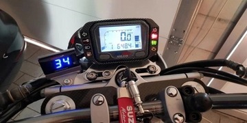 ДАТЧИК ТЕМПЕРАТУРЫ ТЕРМОМЕТР ДЛЯ МОТОЦИКЛА LCD KOSO + Адаптер 18 мм Koso