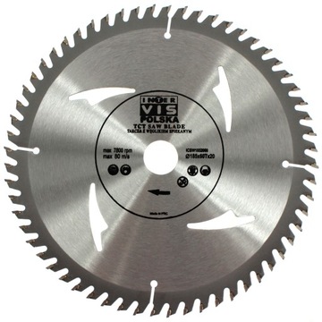 TARCZA PIŁA DO DREWNA WIDIA 185 / 20 T60 INTER