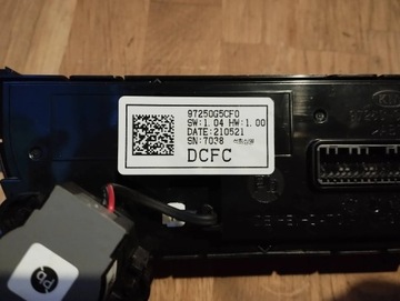 KIA NIRO 2019 PANEL KLIMATIZACE KLIMATRONIC