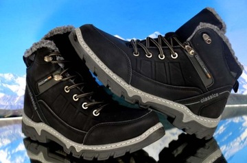 BUTY ZIMOWE OCIEPLANE ŚNIEGOWCE TREKINGOWE W GÓRY TURYSTYCZNE TRAPERY CLASI