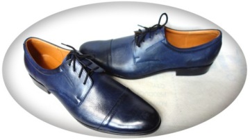 МОСКЛА мужские туфли на шнуровке, синие 42