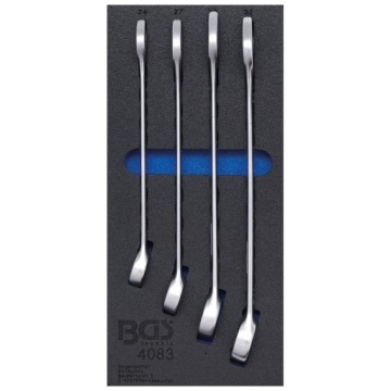 Vložka do zásuvky 1/3, sada očkoplochých klíčů 24-32 mm, 4 ks Bgs