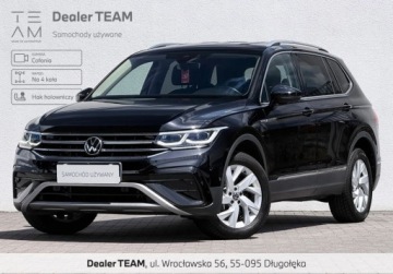Volkswagen Tiguan II SUV Facelifting 2.0 TSI 190KM 2022 Volkswagen Tiguan Hak IQ.Light MatrixLED Kamery 360 Travel Assist FVAT
