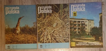 PRZYRODA POLSKA CZASOPISMO. 3 NUMERY. 1971.