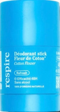 RESPIRE ANTYPERSPIRANT Dezodorant w sztyfcie KWIAT BAWEŁNY 48-godzinny 50 G