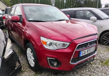 Mitsubishi ASX I SUV 1.8 DID MIVEC 150KM 2013 Mitsubishi ASX I rej 2014r, SALON POLSKA. 1.8Diesel. 4x4. Uszkodzony lewy