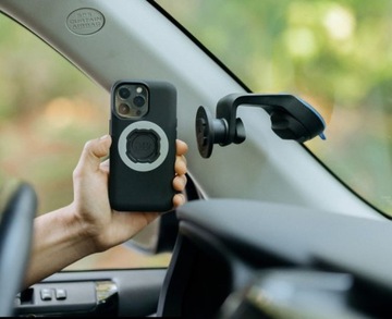Uchwyt samochodowy do telefonu smartfon Quad Lock + podkładka samoprzylepna