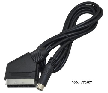 СОЕДИНИТЕЛЬНЫЙ КАБЕЛЬ RGB EURO SCART ДЛЯ КОНСОЛИ SEGA SATRUN 180 СМ