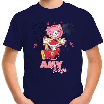 T-SHIRT KOSZULKA 128 SONIC JAKOŚĆ