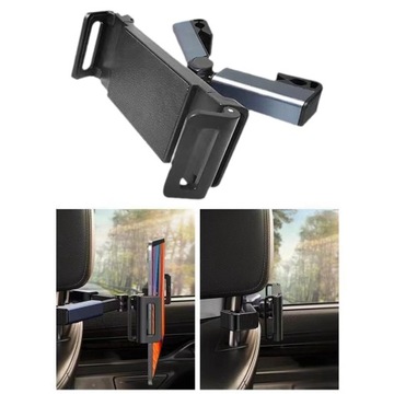 Держатель для телефона в подголовнике автомобиля, зажимы сзади