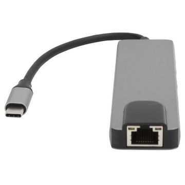 Многопортовый адаптер USB-концентратора TypeC для мультимедийного интерфейса высокой четкости 5