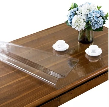 Клеенка ПРОЗРАЧНАЯ фольга СКАТЕРТЬ под стекло 140